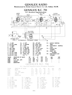 BC701; Genalex, BGE brand, (ID = 2985904) Radio