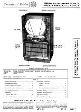 12C108B ; General Electric Co. (ID = 2864240) Television