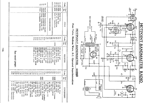 Hotpoint-Bandmaster 648ME; Australian General (ID = 713662) Radio