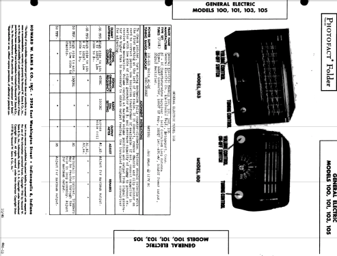 101 ; General Electric Co. (ID = 507808) Radio