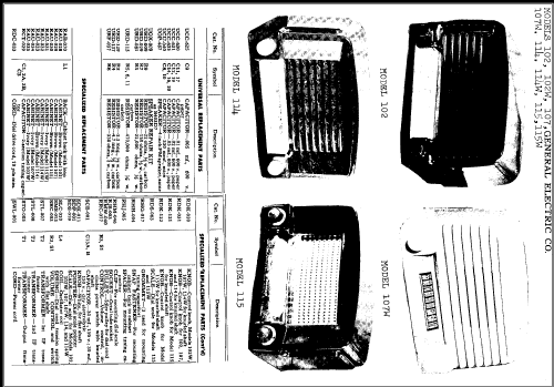 102 ; General Electric Co. (ID = 335282) Radio