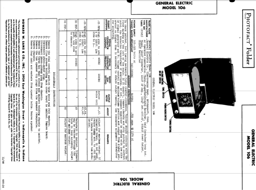 106 ; General Electric Co. (ID = 510260) Radio