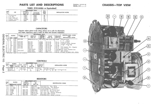 113 ; General Electric Co. (ID = 1437388) Radio