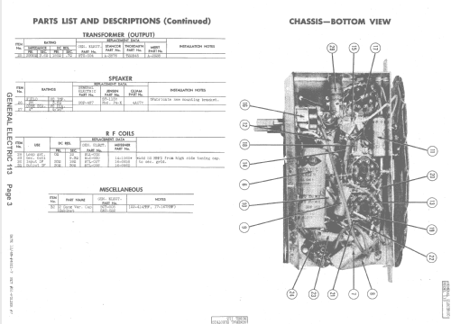 113 ; General Electric Co. (ID = 1437389) Radio