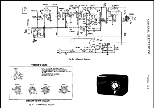 113 ; General Electric Co. (ID = 335312) Radio