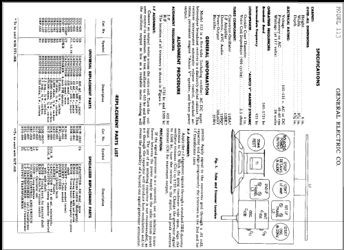 113 ; General Electric Co. (ID = 335314) Radio