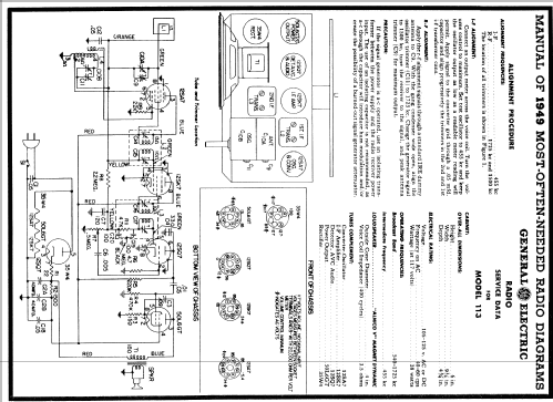 113 ; General Electric Co. (ID = 95946) Radio