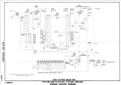 14P1208 ; General Electric Co. (ID = 852593) Television