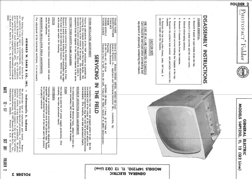 14P1211 ; General Electric Co. (ID = 2485628) Television