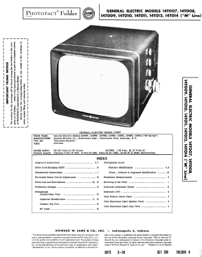 14T007 'M' Line ; General Electric Co. (ID = 2767182) Television