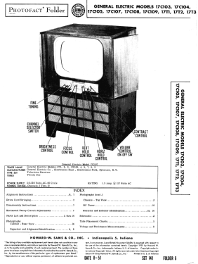 17C104; General Electric Co. (ID = 2944114) Television