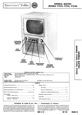 17C113; General Electric Co. (ID = 3046279) Television