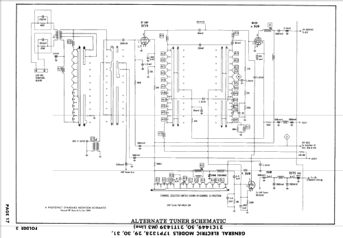 17P1328 M3 Line ; General Electric Co. (ID = 2496811) Television