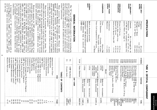 17T21 Ch= 'N' Line; General Electric Co. (ID = 1349839) Television