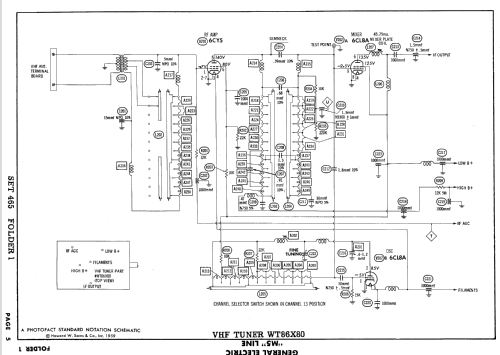 17T3331, 21C3439, 440, 441, 442 Ch= M5; General Electric Co. (ID = 634999) Television