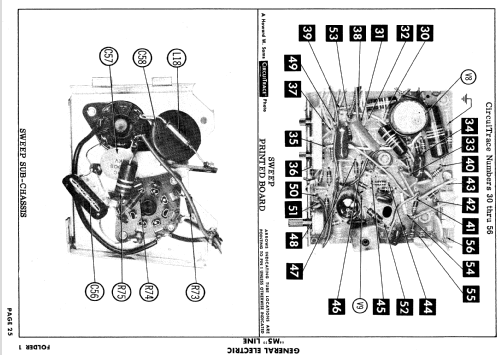 17T3331, 21C3439, 440, 441, 442 Ch= M5; General Electric Co. (ID = 635019) Television