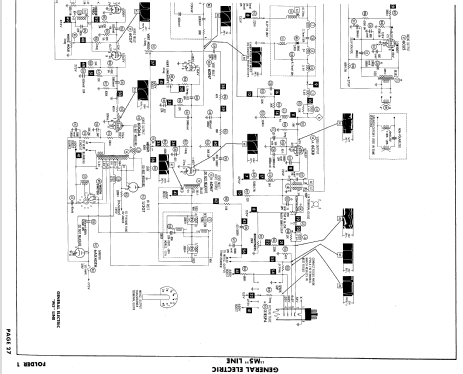 17T3331, 21C3439, 440, 441, 442 Ch= M5; General Electric Co. (ID = 635022) Television