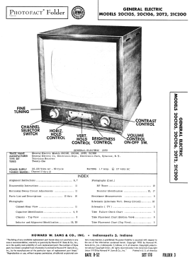 20C105; General Electric Co. (ID = 3079977) Television