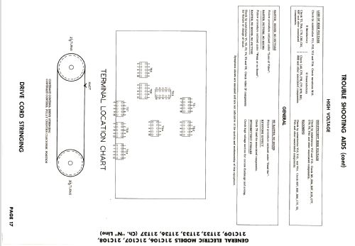 21C107 Ch= 'N' Line; General Electric Co. (ID = 2667511) Television