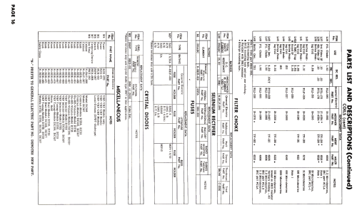 21C107 Ch= 'N' Line; General Electric Co. (ID = 2667520) Television