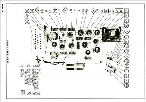 21C136 Ch= 'ST' Line; General Electric Co. (ID = 1981351) Television