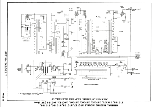 21C160 Ch= U line; General Electric Co. (ID = 1769850) Television