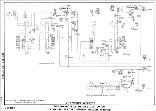 21C2535 Ch= U3 Line; General Electric Co. (ID = 866919) Television