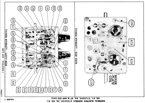 21C2535 Ch= U3 Line; General Electric Co. (ID = 866921) Television