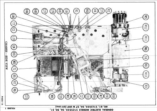 21C2535 Ch= U3 Line; General Electric Co. (ID = 866929) Television