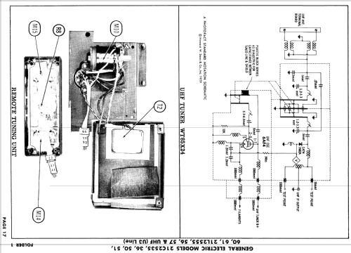 21C2535 Ch= U3 Line; General Electric Co. (ID = 866931) Television