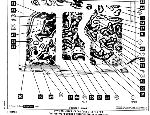 21C2560 Ch= U3 Line; General Electric Co. (ID = 867031) Televisión