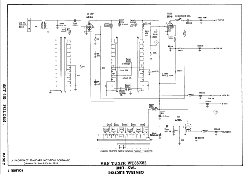 21C3458, 459, 460, 461, 478 Ch= M5; General Electric Co. (ID = 634864) Television