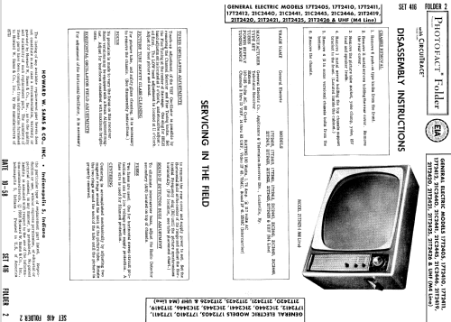 21T2419 ; General Electric Co. (ID = 857333) Television