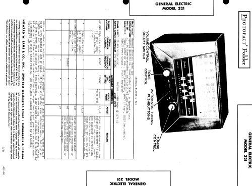 321 ; General Electric Co. (ID = 514404) Radio