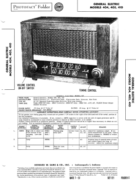 410 ; General Electric Co. (ID = 2833436) Radio