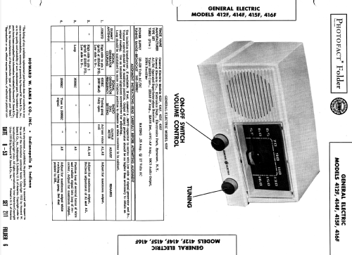 416 ; General Electric Co. (ID = 980053) Radio