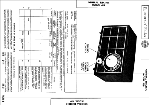 419 ; General Electric Co. (ID = 520598) Radio