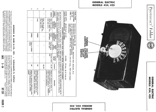 424 ; General Electric Co. (ID = 981975) Radio