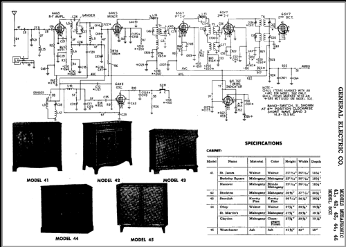 42 'Musaphonic' ; General Electric Co. (ID = 384236) Radio