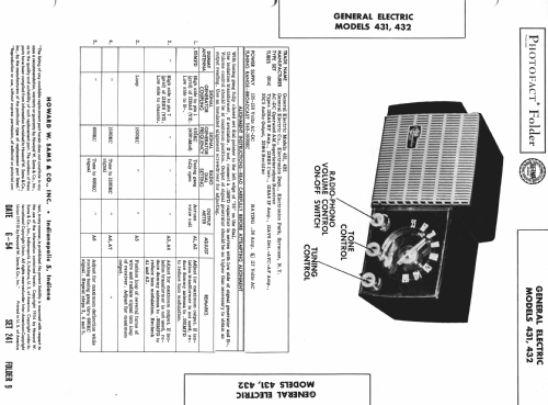 431 Musaphonic ; General Electric Co. (ID = 981987) Radio