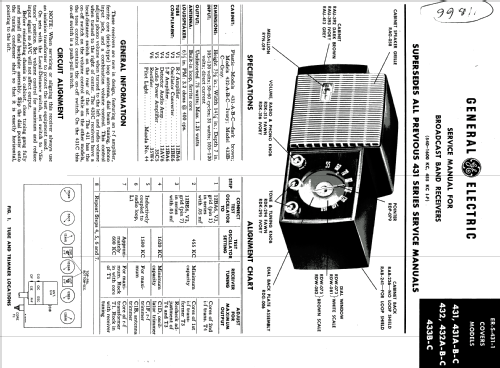 432A ; General Electric Co. (ID = 1122671) Radio