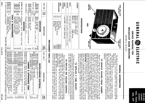 455 ; General Electric Co. (ID = 1125699) Radio