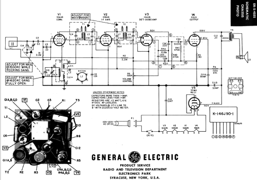 455S ; General Electric Co. (ID = 1125786) Radio