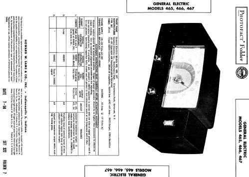 465 ; General Electric Co. (ID = 521099) Radio