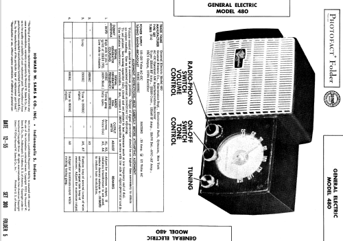 480 ; General Electric Co. (ID = 520325) Radio