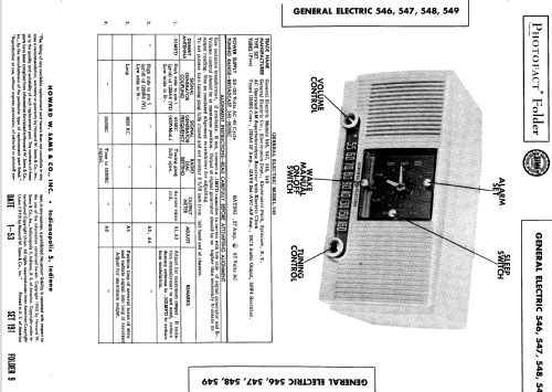 548 ; General Electric Co. (ID = 521723) Radio