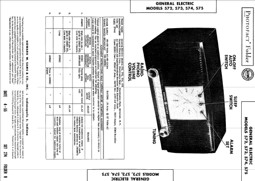 572 ; General Electric Co. (ID = 520561) Radio