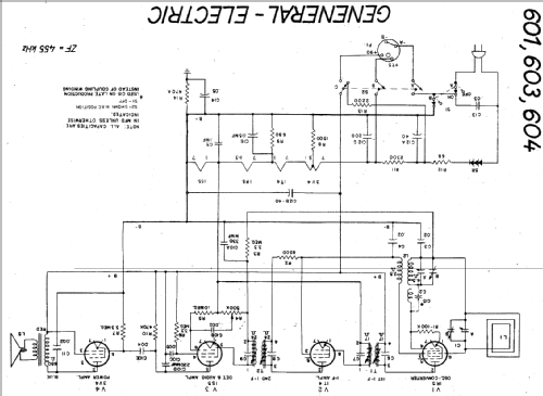 604 ; General Electric Co. (ID = 18329) Radio