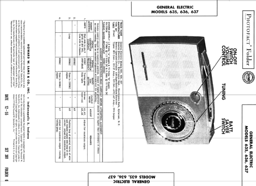 636 ; General Electric Co. (ID = 2686848) Radio