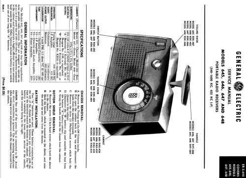 645 ; General Electric Co. (ID = 1126309) Radio